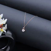 Stone-Studded Swan Pendant Chain